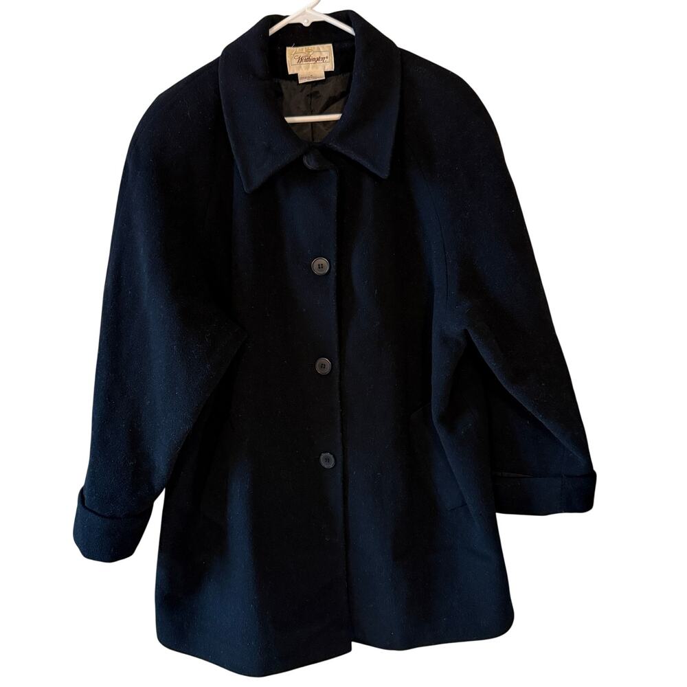 Vintage Worthington Mid-Length A-Line100% Wool Coat, Size 16, EUC